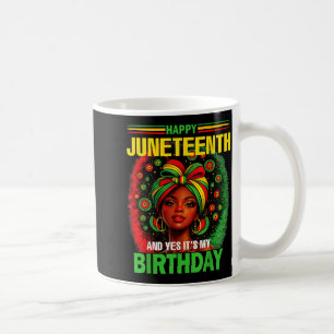 Frohes Juneteenth und ja, ich habe am 19. Juni Geb Kaffeetasse
