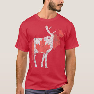 Frohes Kanada-Tag Lustiges Ahornblatt Tier Kanadi T-Shirt