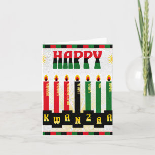 Frohes Kwanzaa Karte