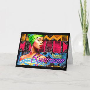 Frohes Kwanzaa Karte