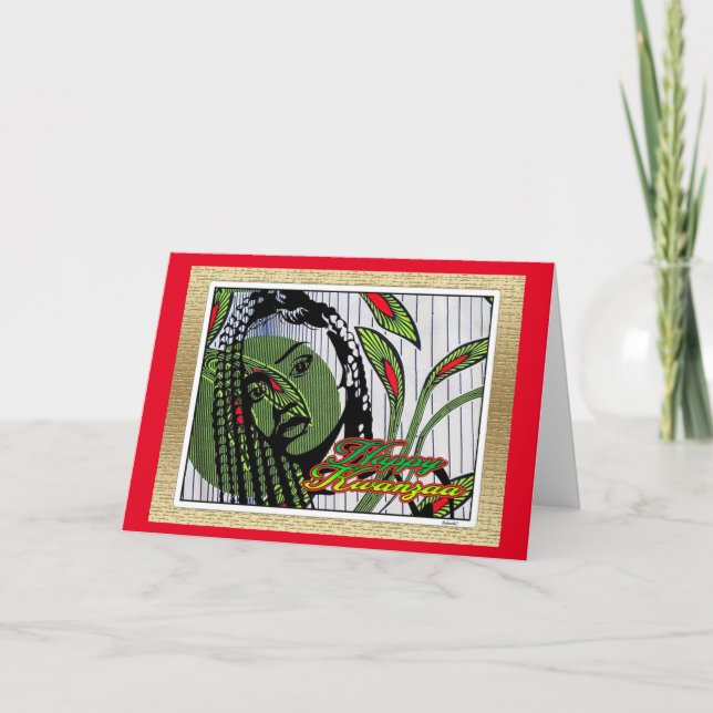 Frohes Kwanzaa Karte (Vorderseite)