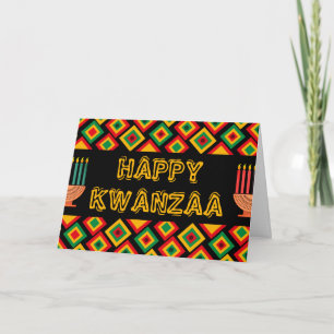 Frohes Kwanzaa Karte