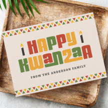 Frohes Kwanzaa schwarze Kerze rote grüne gelbe Umr