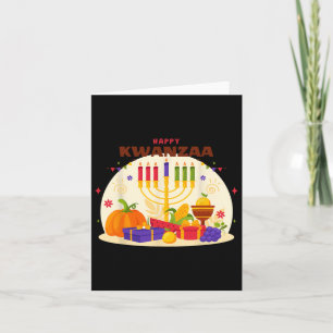 Frohes Kwanzaa Sieben Prinzipien Von Kwanzaa Kinar Karte