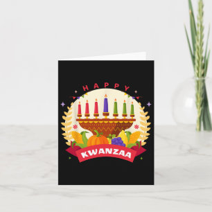 Frohes Kwanzaa Sieben Prinzipien Von Kwanzaa Kinar Karte