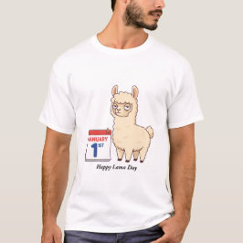 Frohes Lahmes Jahr Sarkastisches Cartoon-Schaf  T-Shirt