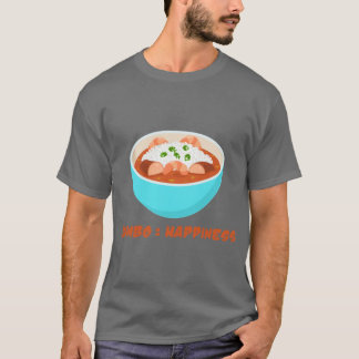 Frohes Lebensmittelangebot Gumbo-Grafik T-Shirt