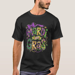 Frohes Mardi Gras 2026 Narrenhut New Orleans Männe T-Shirt