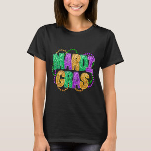 Frohes Mardi Gras Fett Dienstag Karneval Festival T-Shirt