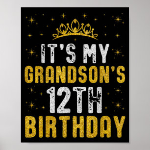 Frohes Meines Enkels 12. Geburtstag 2013 12 Jahre Poster