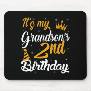 Frohes Meines Enkels 2. Geburtstag 2023 2 Jahre al Mousepad