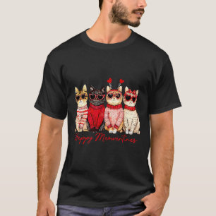 Frohes Meowentines Tag Lustiges Valentinstagsgesch T-Shirt