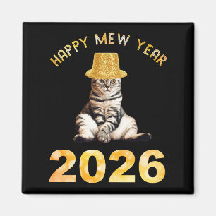 Frohes Mew Jahr 2026 Magnet
