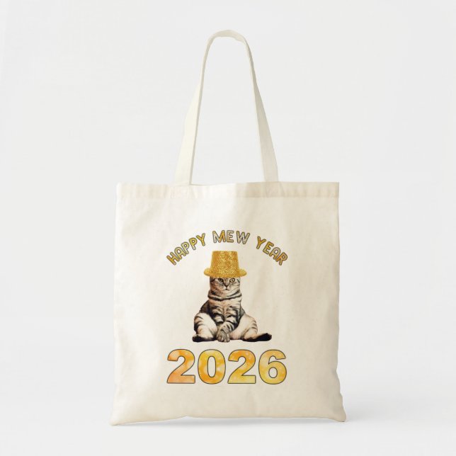 Frohes Mew Jahr 2026 Tragetasche (Vorne)