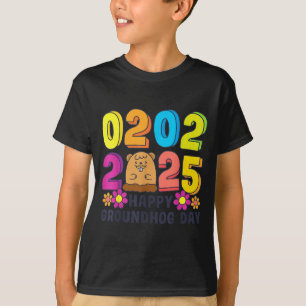 Frohes Murmeltiertag 2. Februar 2025 Männer Frauen T-Shirt