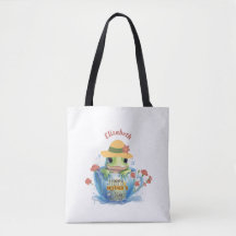 Frohes Muttertags-Frosch und Hut in einer Teetasse