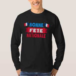 Frohes Nationalfest 14. Juli Frankreich Frohe Bast T-Shirt