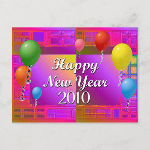 Frohes neues Jahr 2010 Feiertagspostkarte