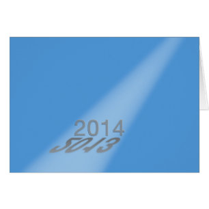 Frohes neues Jahr 2013-2014 Spotlight Blue