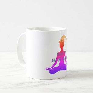Frohes Neues Jahr 2018 Yoga Tasse
