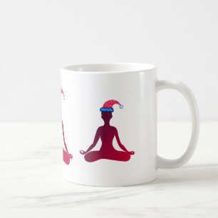 Frohes Neues Jahr 2018 Yoga Tasse