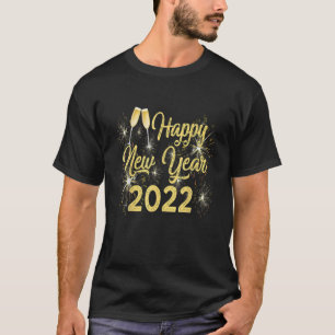 Frohes neues Jahr 2022 Party Männer Frauen Silvest T-Shirt