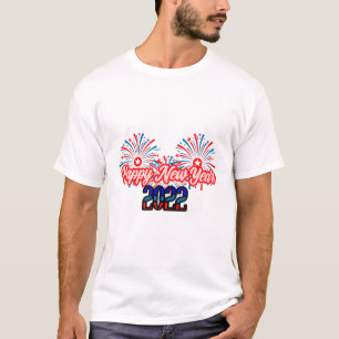 Frohes neues Jahr 2022 Vintager Silvester Party Su T-Shirt