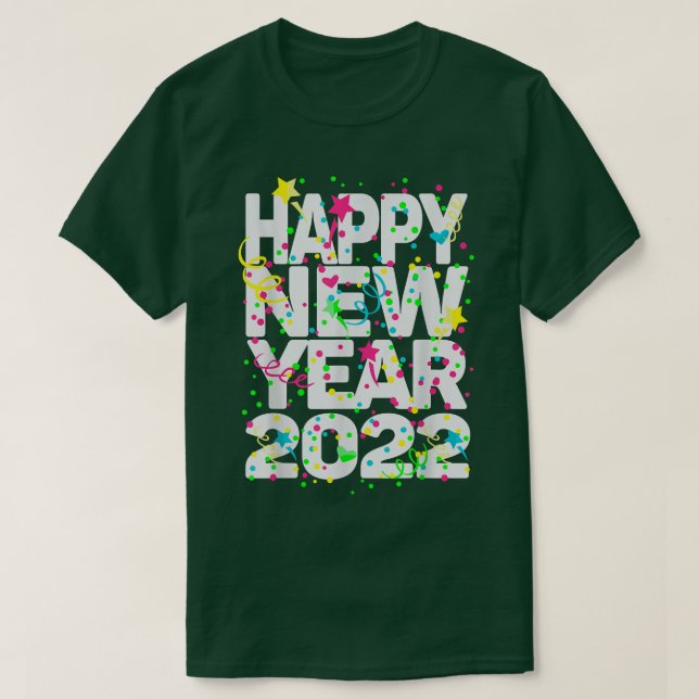 Frohes neues Jahr 2022 Wir Liebe Lehrerin Krankens T-Shirt (Design vorne)