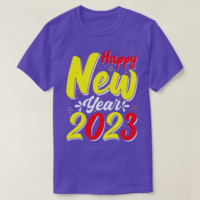 Frohes neues Jahr 2023 2 T-Shirt (Design vorne)