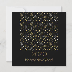 Frohes Neues Jahr 2023 & Goldene Weihnachtsdekorat Feiertagskarte