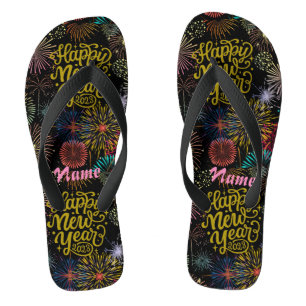Frohes neues Jahr 2023 Thunder_Cove Flip Flops