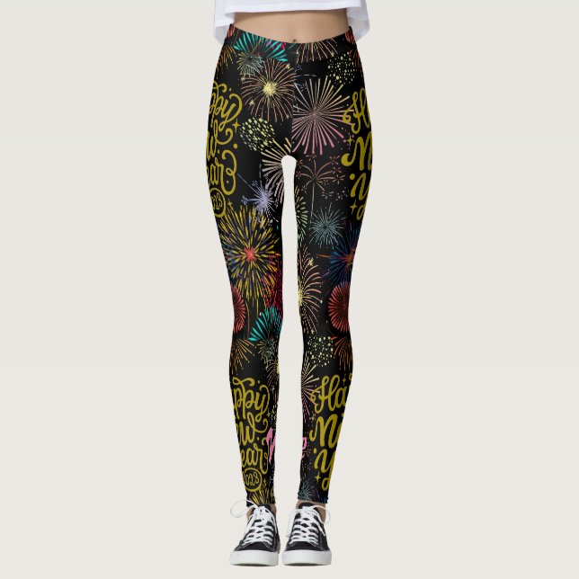 Frohes neues Jahr 2023 Thunder_Cove Leggings (Vorderseite)