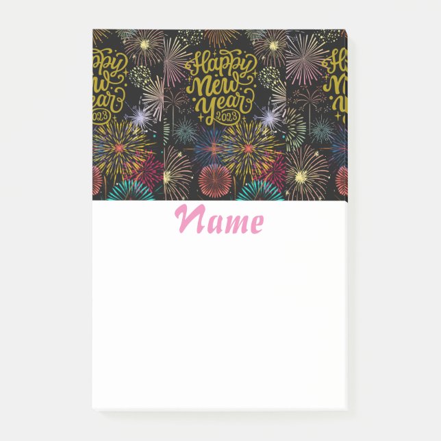 Frohes neues Jahr 2023 Thunder_Cove Post-it Klebezettel (Vorderseite)