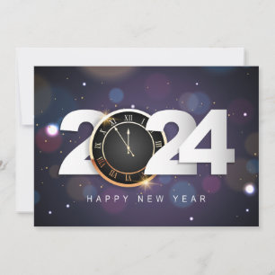 Frohes neues Jahr 2024 Einladung