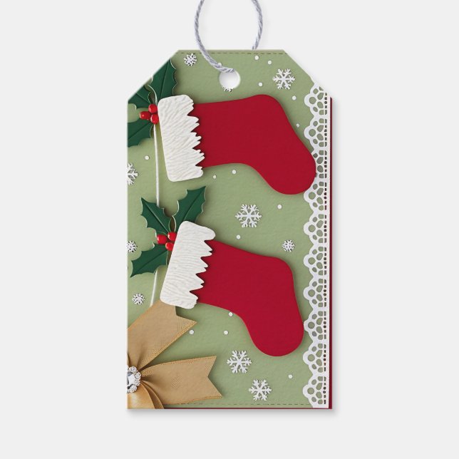 Frohes neues Jahr 2025: Ein Jahr der neuen Möglich Geschenkanhänger (Vorderseite)