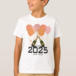 Frohes neues Jahr 2025 Kinderhemden T-Shirt