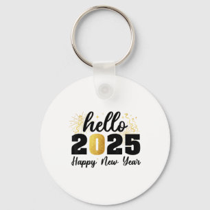 Frohes Neues Jahr 2025 Silvesterparty Freunde Fami Schlüsselanhänger