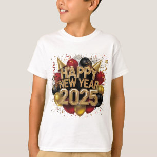 Frohes neues Jahr 2025 T-Shirt