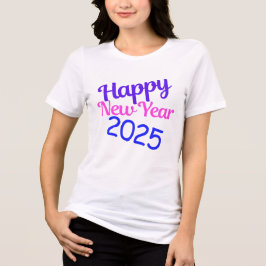 Frohes neues Jahr 2025 Tri-Blend Shirt