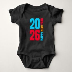 Frohes neues Jahr 2026-34568 Baby Strampler