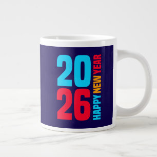 Frohes neues Jahr 2026-34568 Jumbo-Tasse