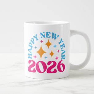 Frohes Neues Jahr 2026-73950 Jumbo-Tasse