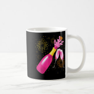 Frohes neues Jahr 2026 Champagner Silvester Kaffeetasse