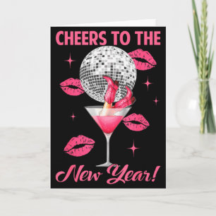 Frohes Neues Jahr 2026 Champagner Silvester Karte