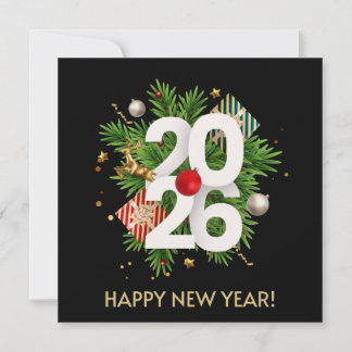 Frohes Neues Jahr 2026 Einladung