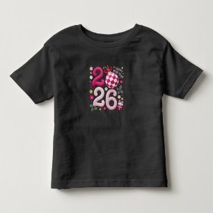 Frohes neues Jahr 2026 Familien-Matching-Kollektio Kleinkind T-shirt
