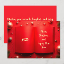 Frohes neues Jahr 2026 Feiertagskarte