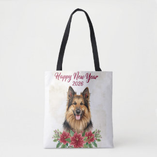 Frohes Neues Jahr 2026 Hunde Liebhaber-Tasche