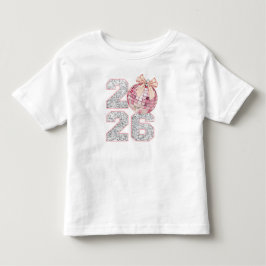 Frohes Neues Jahr 2026 Kleinkind T-shirt
