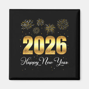 Frohes neues Jahr 2026 Lustige Silvesterparty Männ Magnet